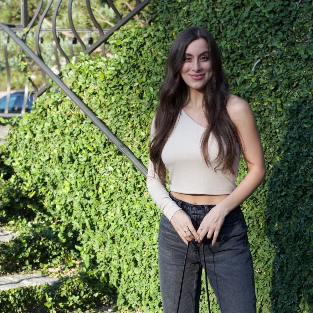 Superdown Carol Ribbed Crop Top